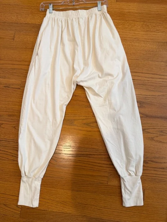 Wol Hide Cream Cotton Pants - Picture 2 of 4